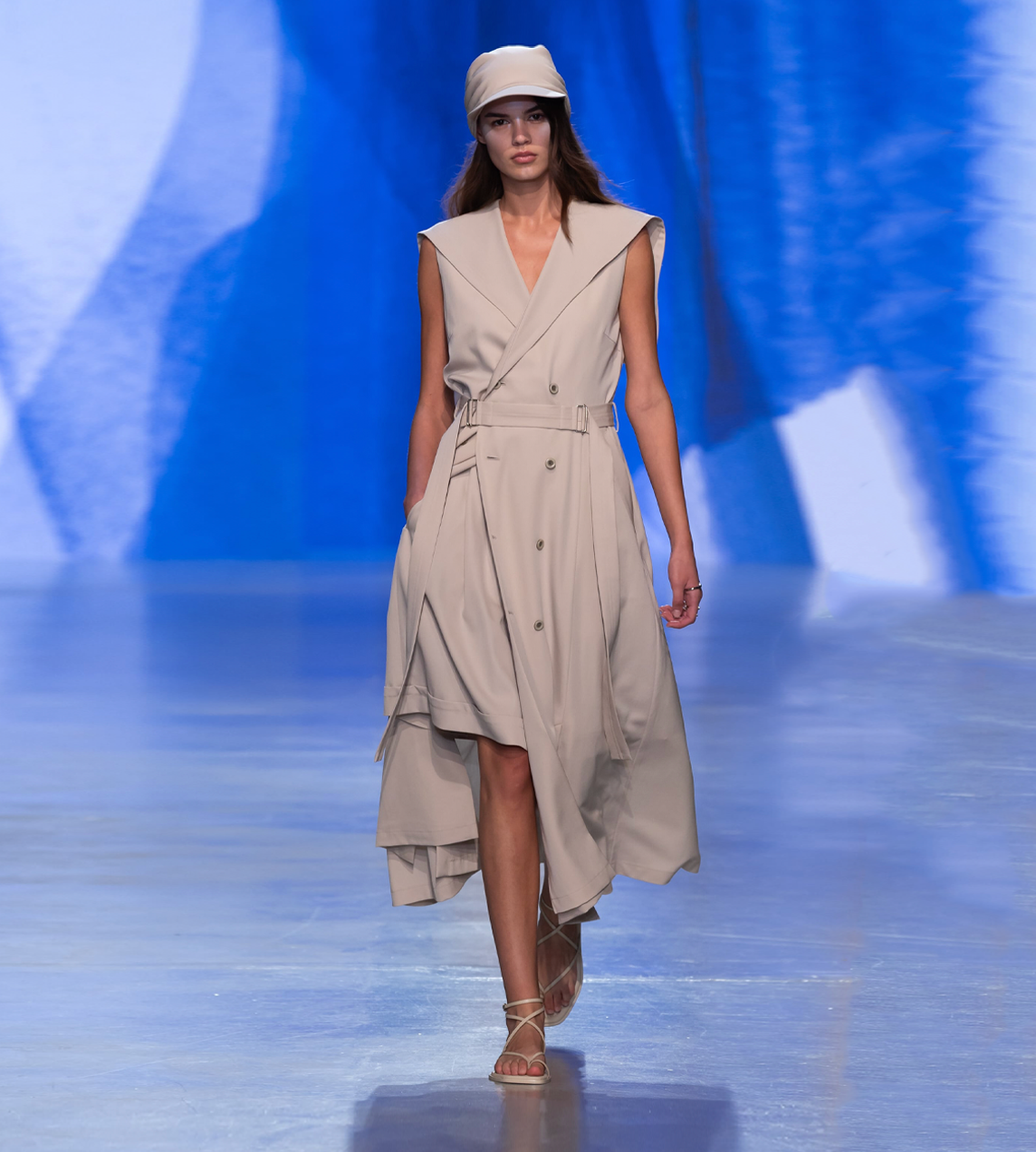 UJOH - Sailor Collar Dress Sand