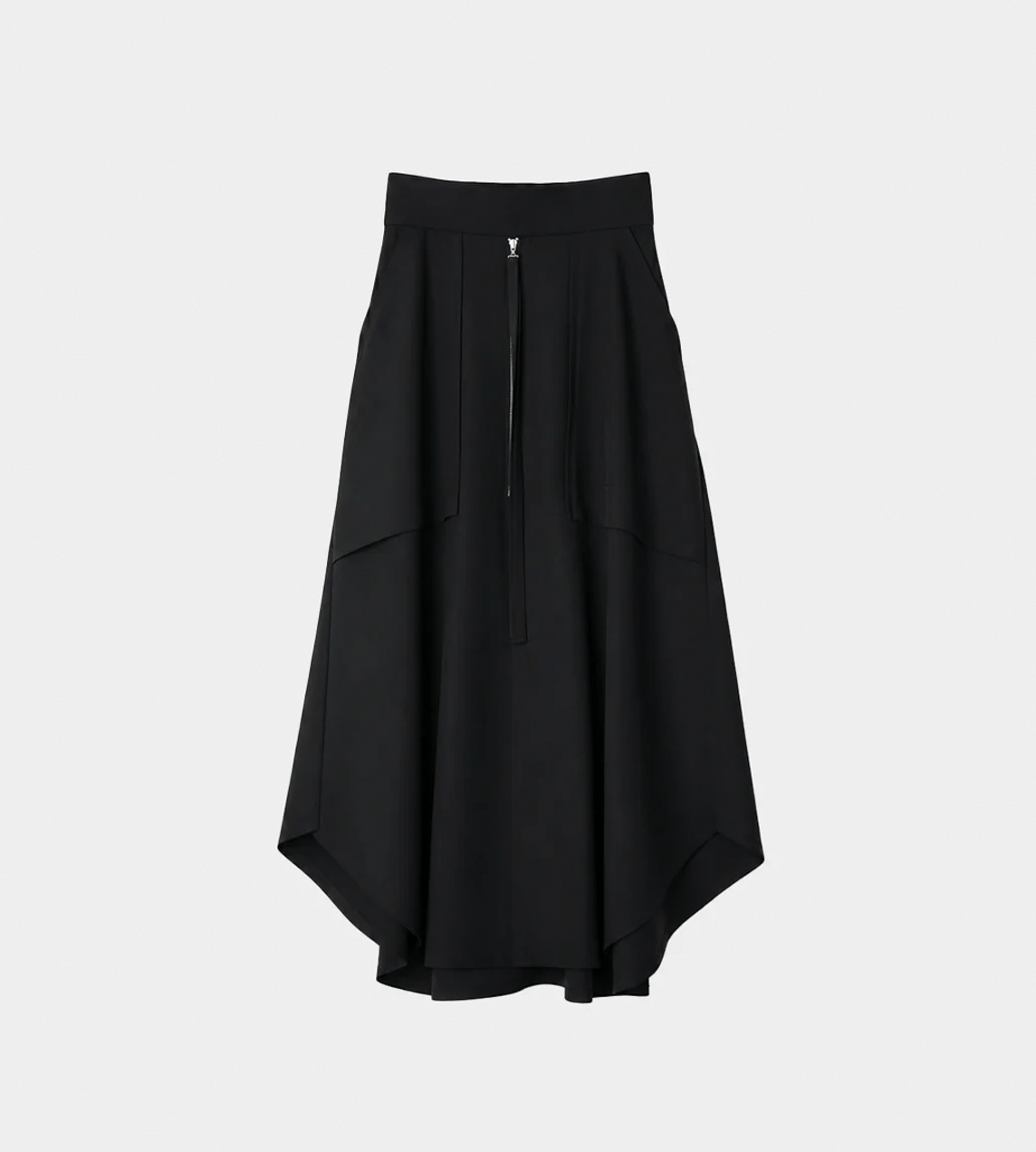 UJOH - Work Flare Skirt Blk