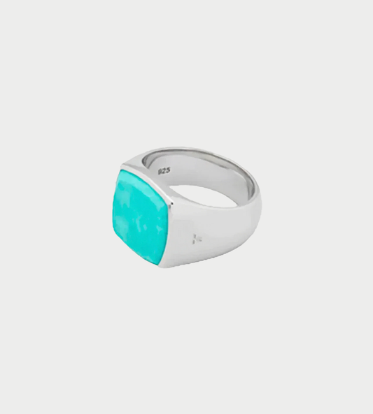 Tom Wood - Cushion Ring Turquoise