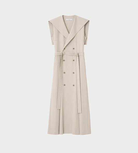 UJOH - Sailor Collar Dress Sand