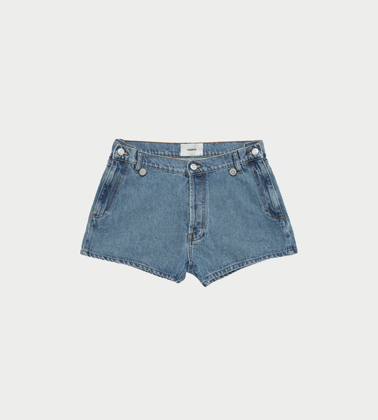 Coperni - Open Hip Shorts Washed Blue