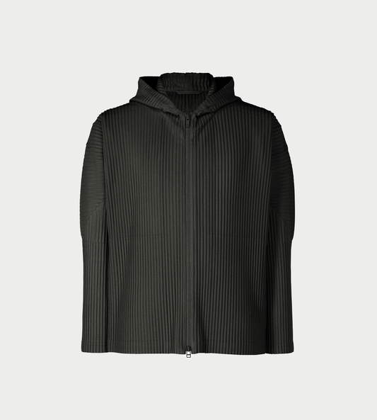 HOMME PLISSE ISSEY MIYAKE - MC Zip-up Hoodie Jacket Blk