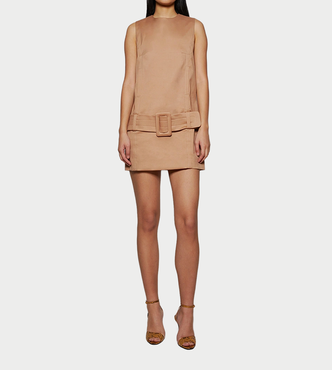 Mini Belted Dress Praline