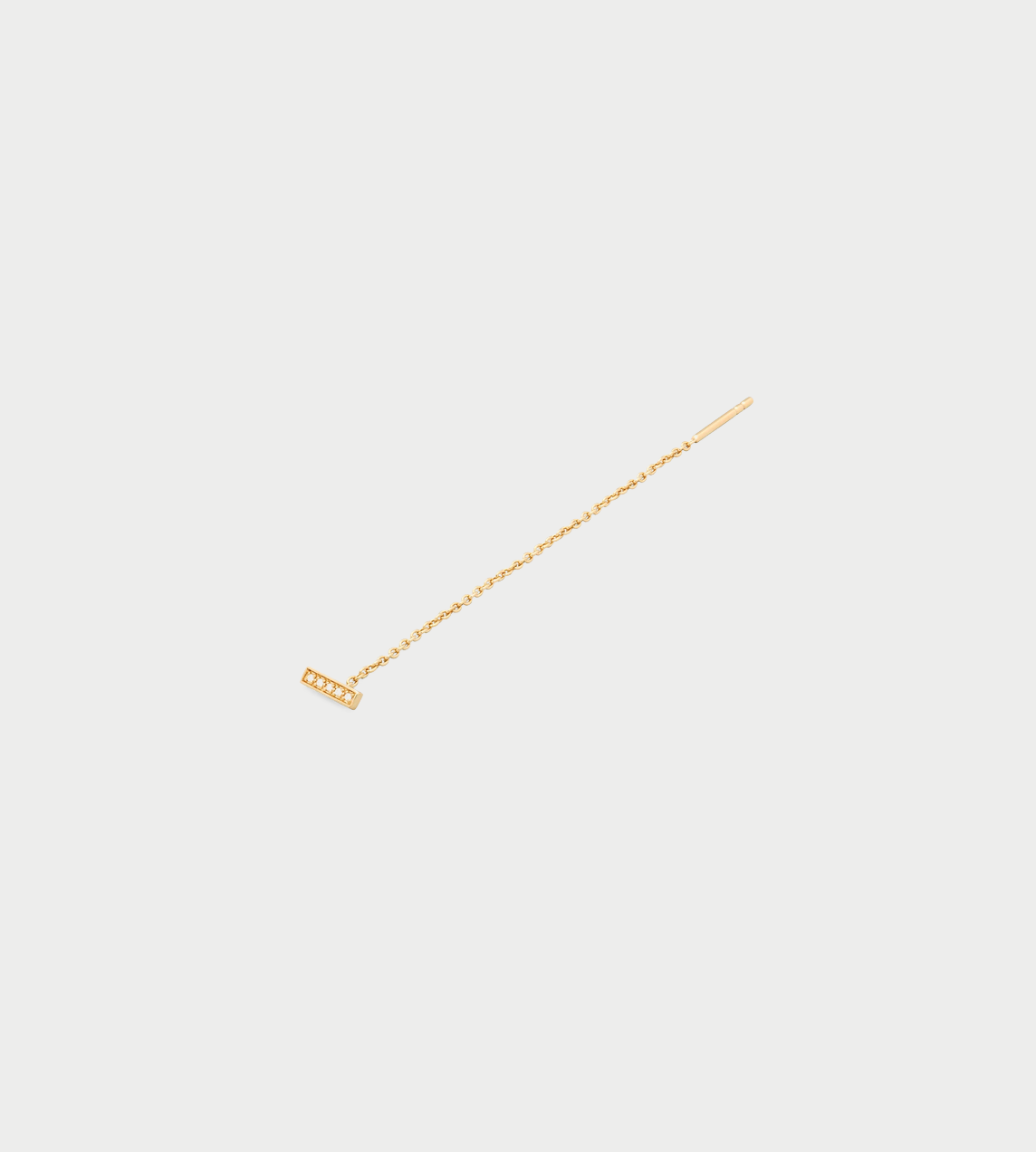 Tom Wood - Sleek Ear Chain Gold - 64mm