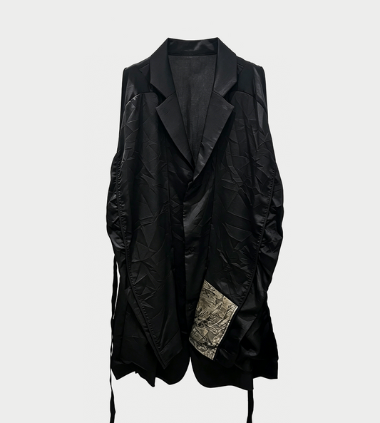 Giovanni Cavagna - Sleeveless Jacket Black