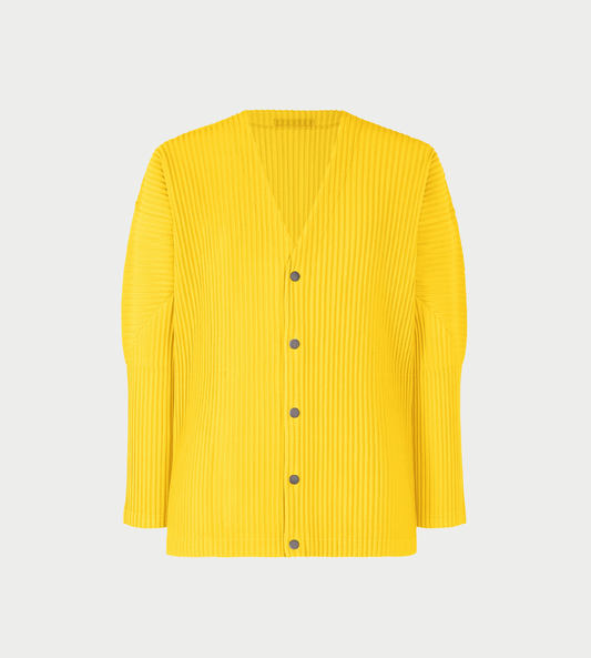 HOMME PLISSE ISSEY MIYAKE - Color Pleats Cardigan Yellow
