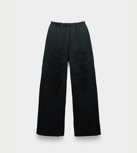 【関税&送料込】Mm6 Maison Margiela Black Cotton Joggers MM6 Maison Margiela Press Joggers - Black | S52KA0515M25004899