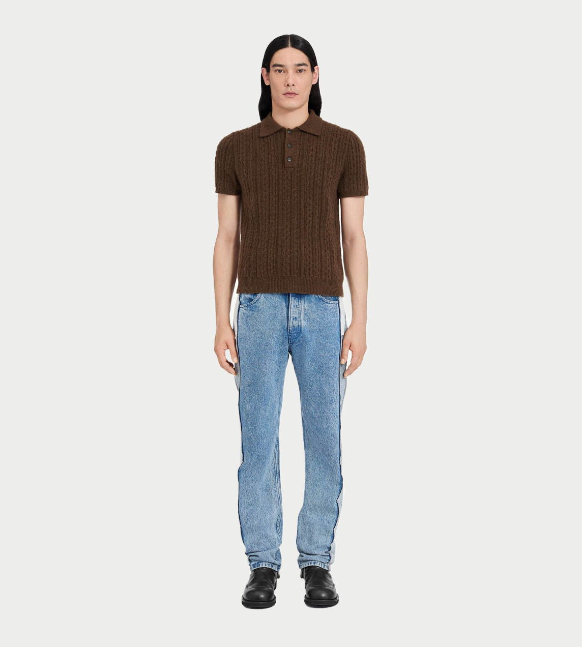 MM6 MAISON MARGIELA - Knit Polo Shirt M