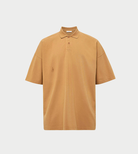 JW ANDERSON - Anchor Print Polo Tabacco
