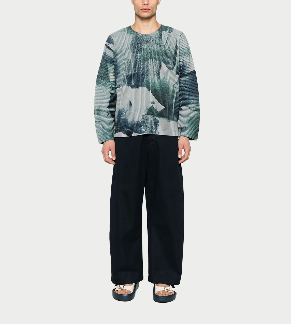 Homme Plisse Issey Miyake - Dark Grey Painted Pullover 