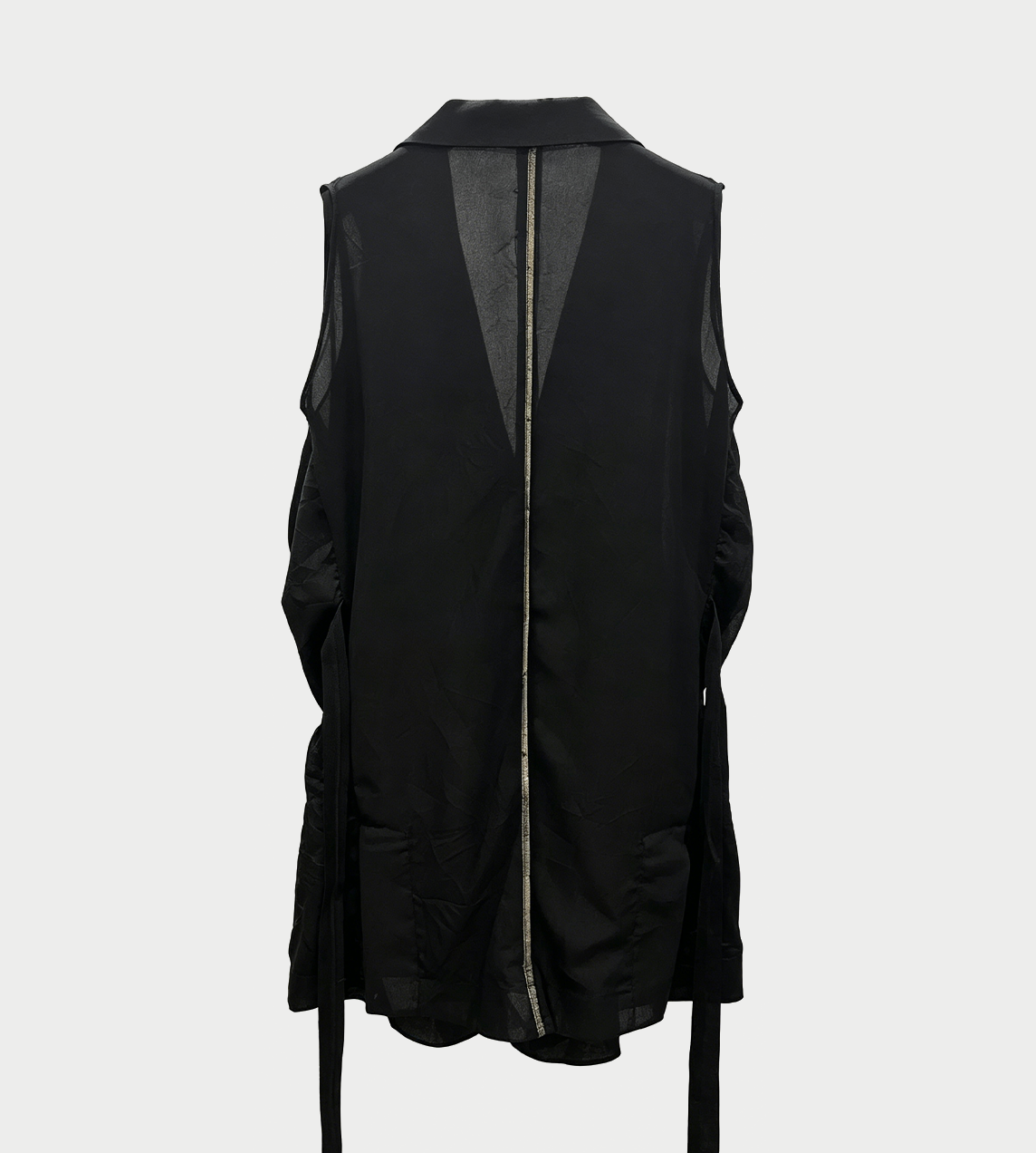 Giovanni Cavagna - Sleeveless Jacket Black
