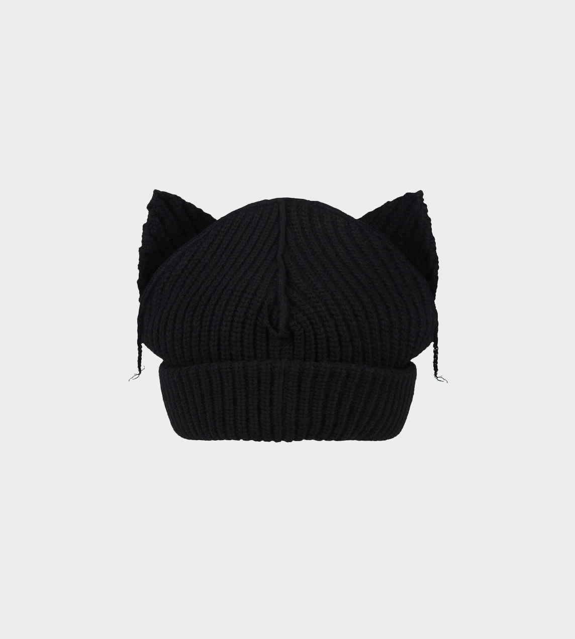 Charles Jeffrey LOVERBOY - Supersized Chunky Punk Ears Beanie Blk