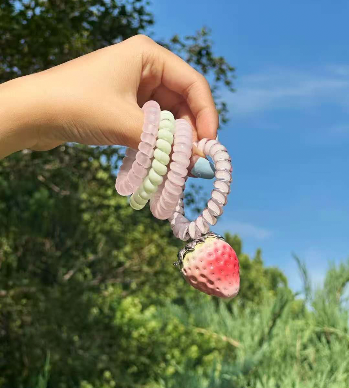 Strawberry Hair Tie