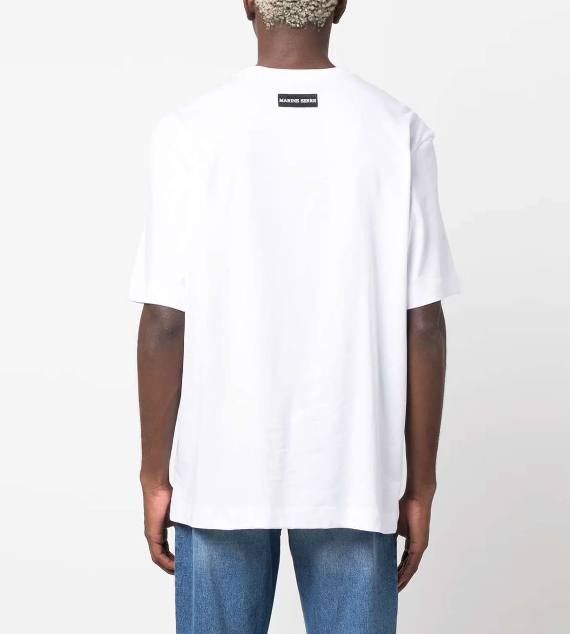 Moon Logo Jersey T shirt White