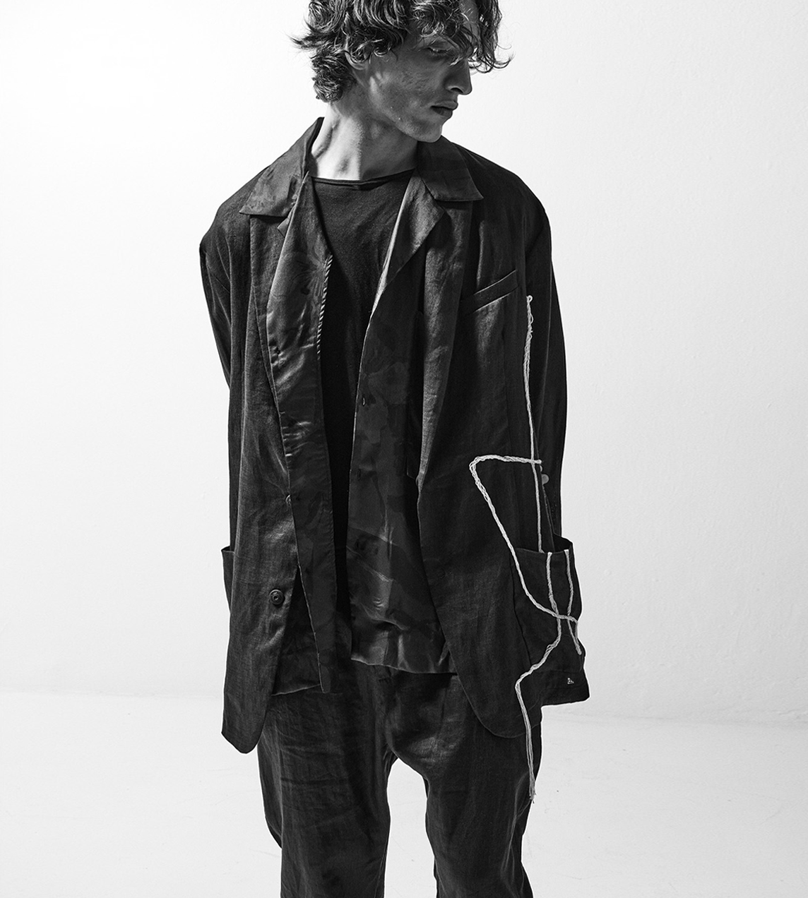 GIOVANNI CAVAGNA - Tailored Jacket Black