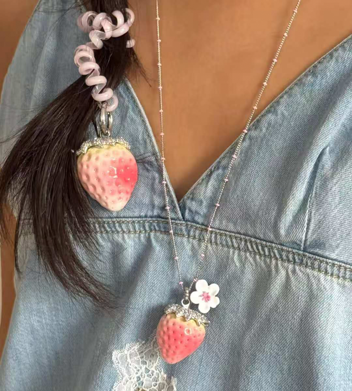 Strawberry Hair Tie
