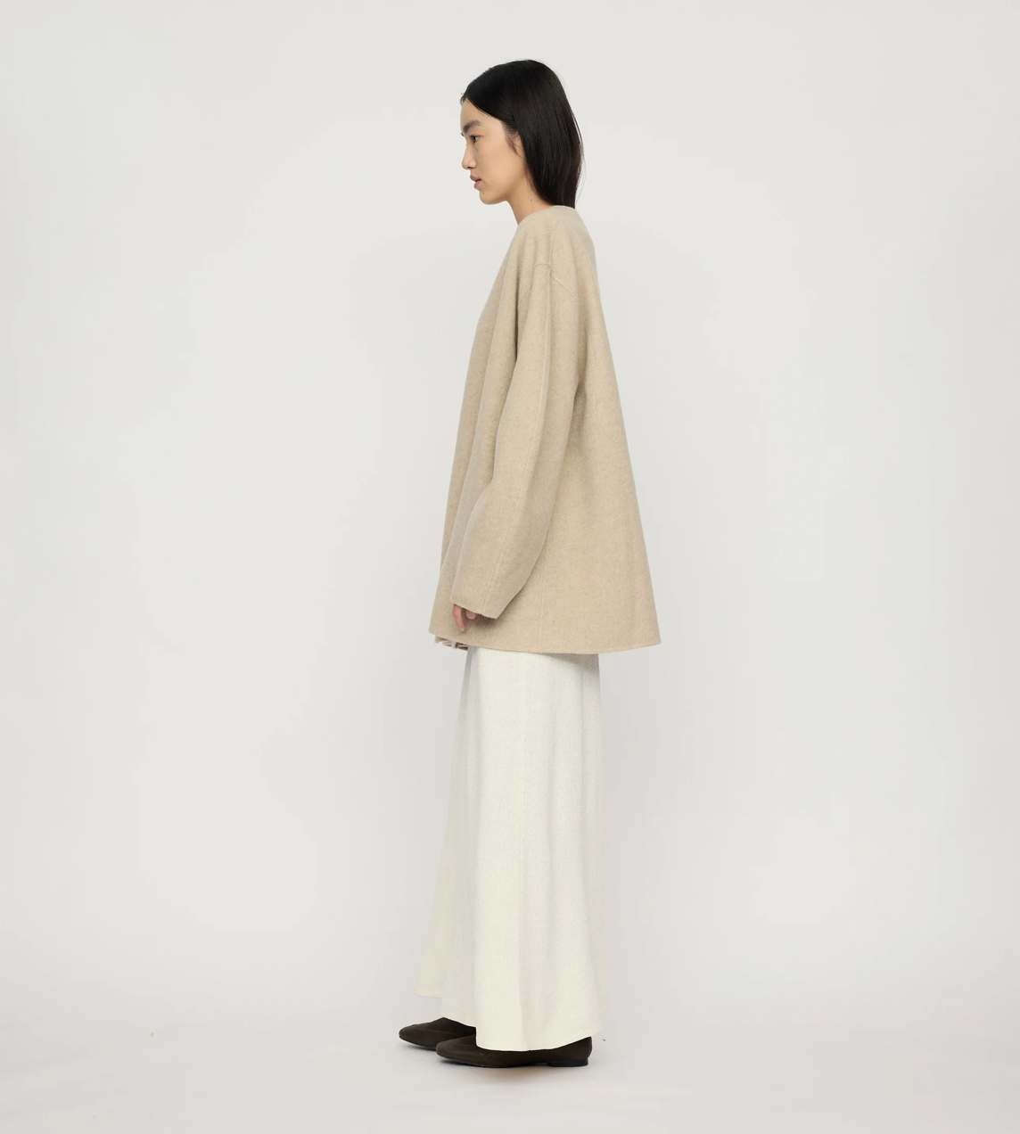 RUOHAN - Loess Cocoon Jacket Beige
