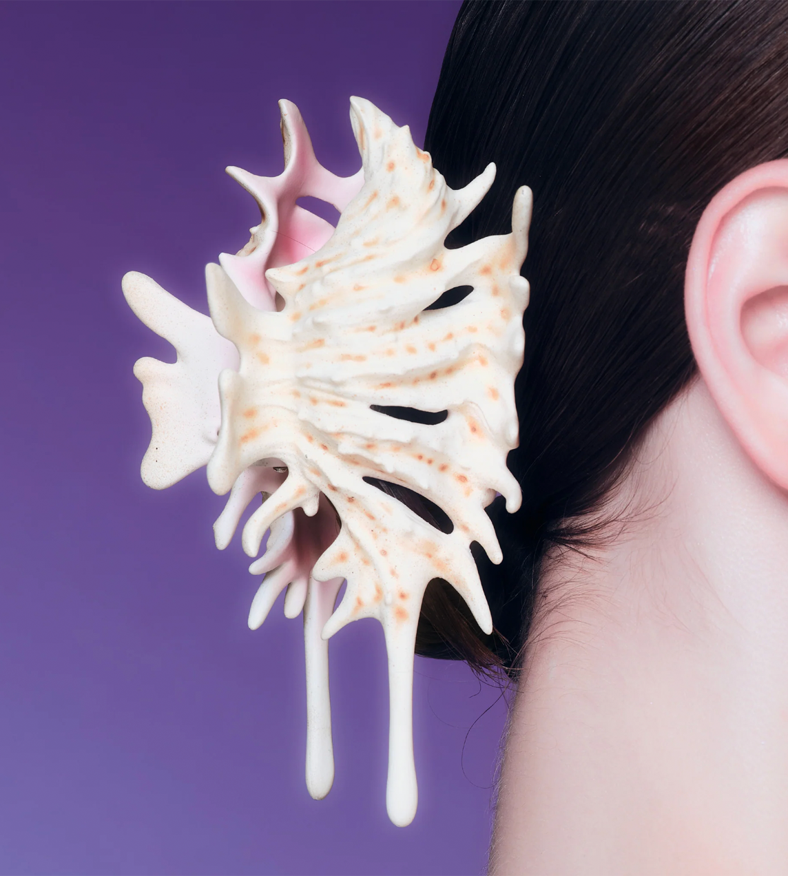 YVMIN - Fabric Cast Bowknot Earring Gold (Pair)