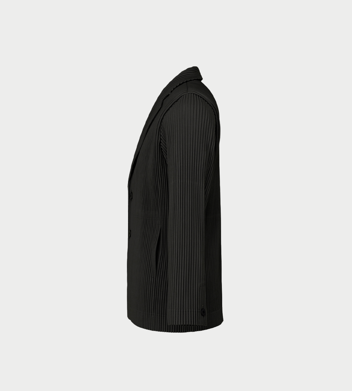 Tailored Pleats Blazer Blk