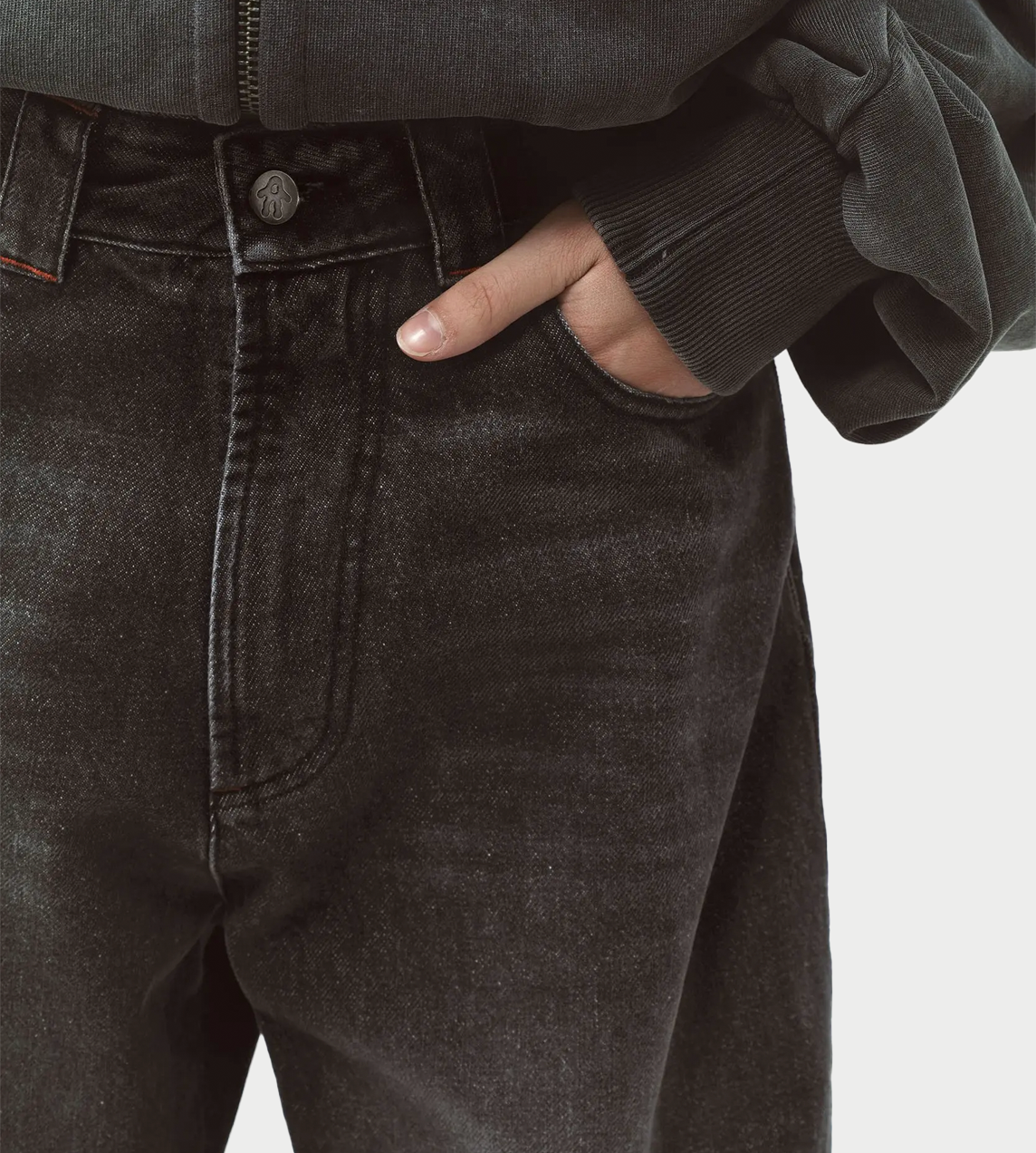 AVAVAV - Jessie Smock Wide Jeans Smoke Grey