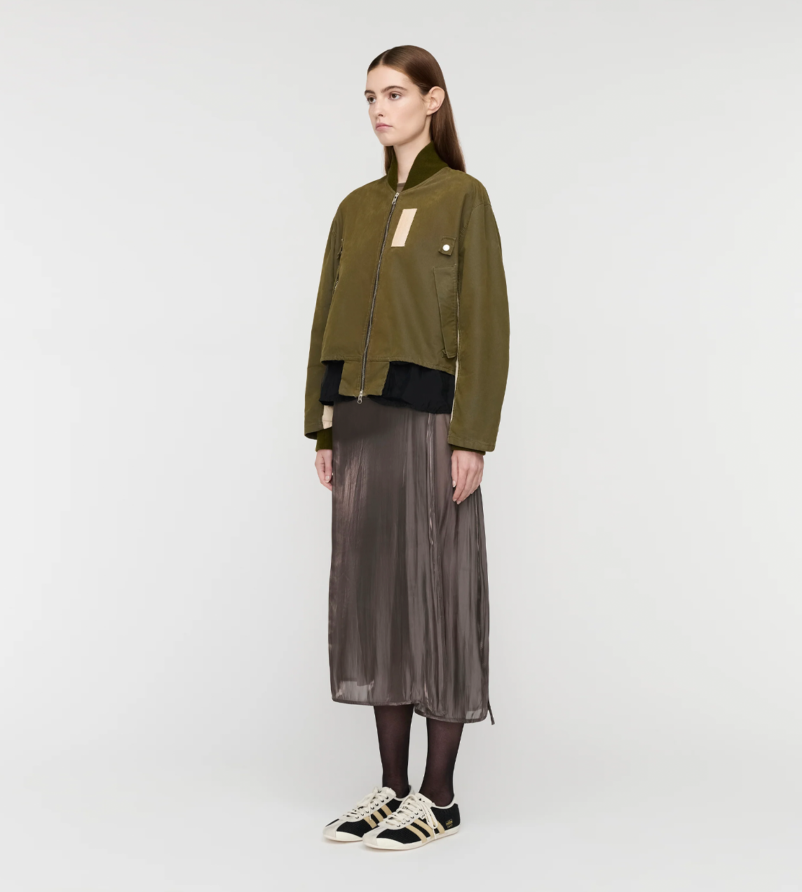 SONG FOR THE MUTE - Deconstructed Bomber Army green
