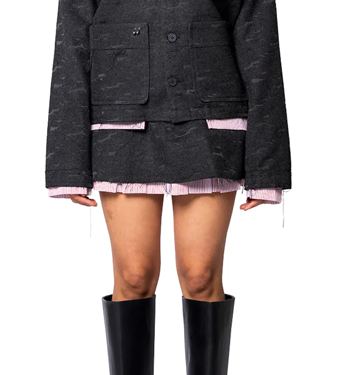 CHARLES JEFFERY LOVERBOY - Aberdeen Skirt Grey