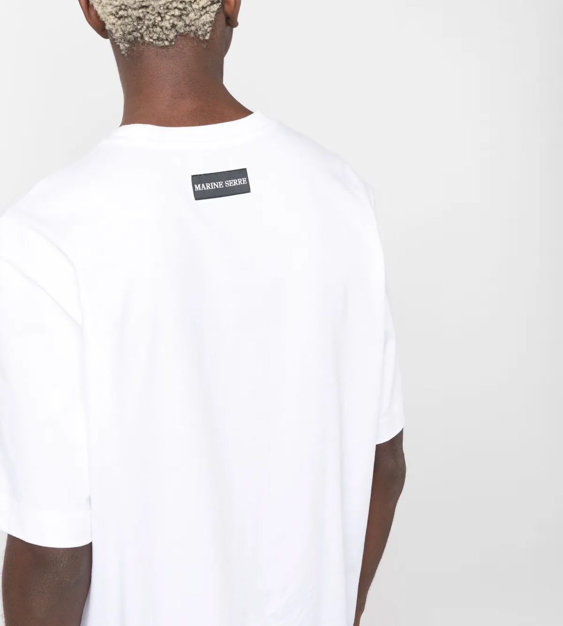 Moon Logo Jersey T shirt White