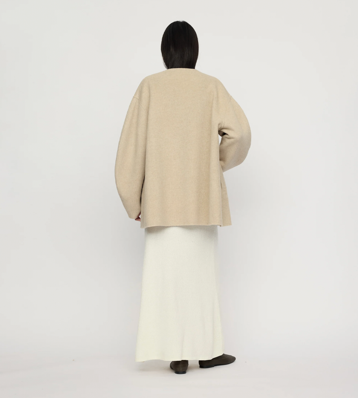 RUOHAN - Loess Cocoon Jacket Beige