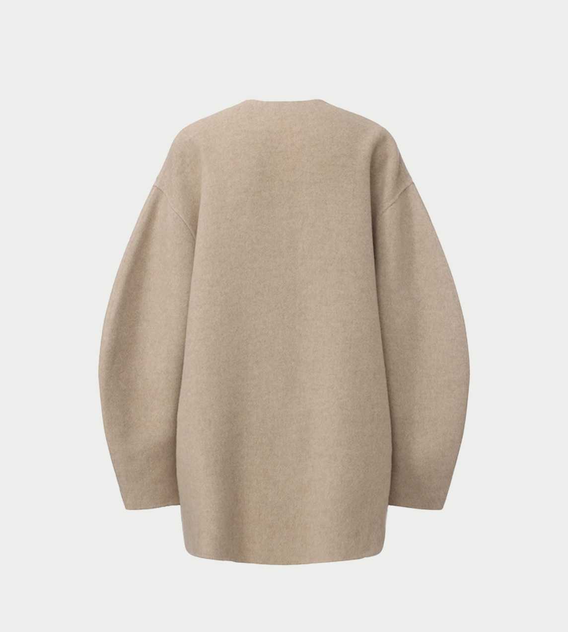 Loess Cocoon Jacket Beige
