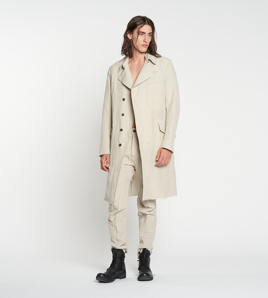 MASNADA - Linen Summer Trench Cement