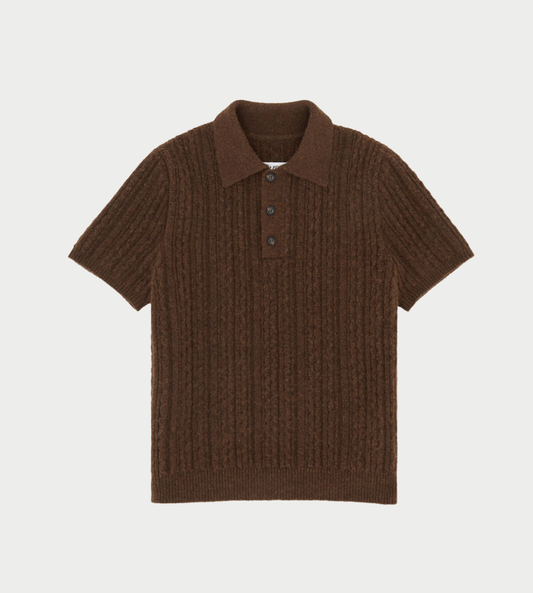 MM6 MAISON MARGIELA - Knit Polo Shirt M