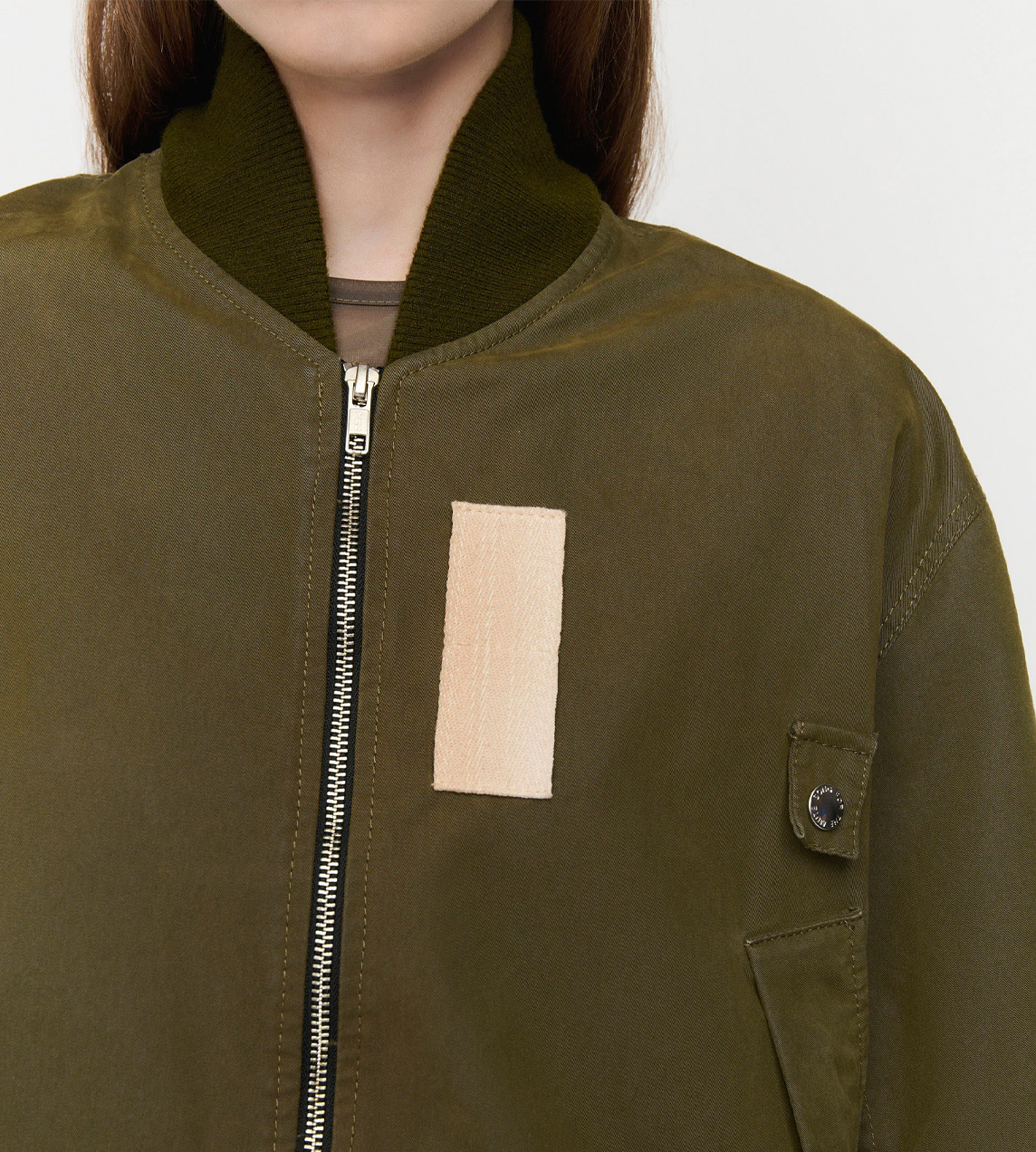 Deconstructed Bomber Army green
