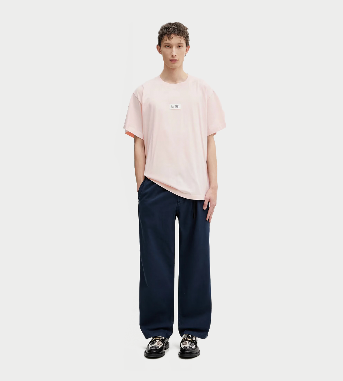 Numeric Cotton T-shirt Pink