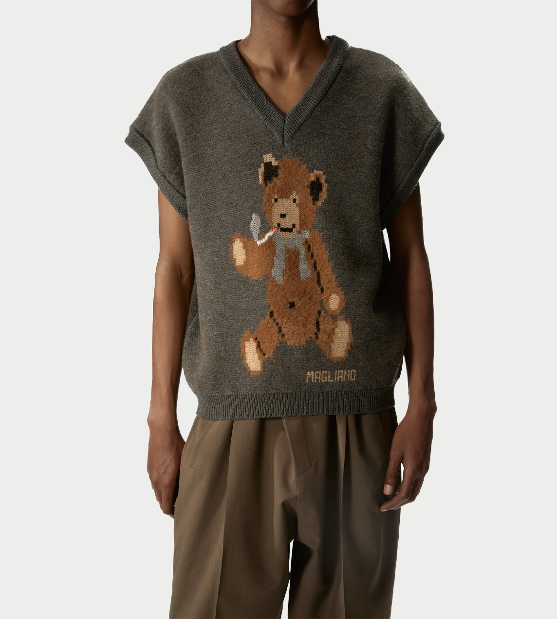 MAGLIANO - Teddy Bear Vest Hazelnut