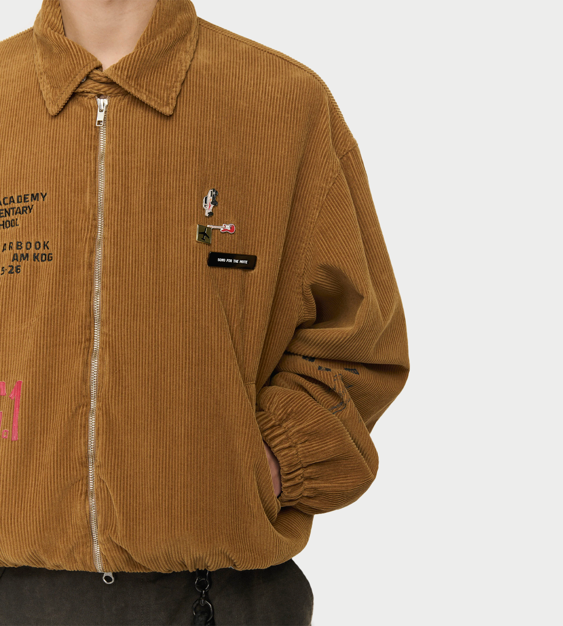 SONG FOR THE MUTE - School Portrait Coach Bomber Camel