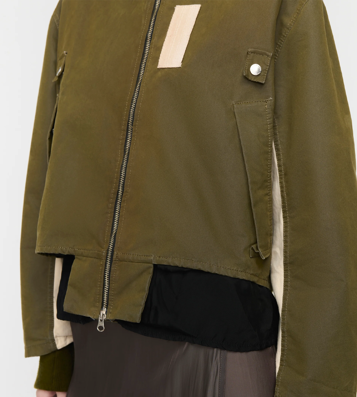 Deconstructed Bomber Army green