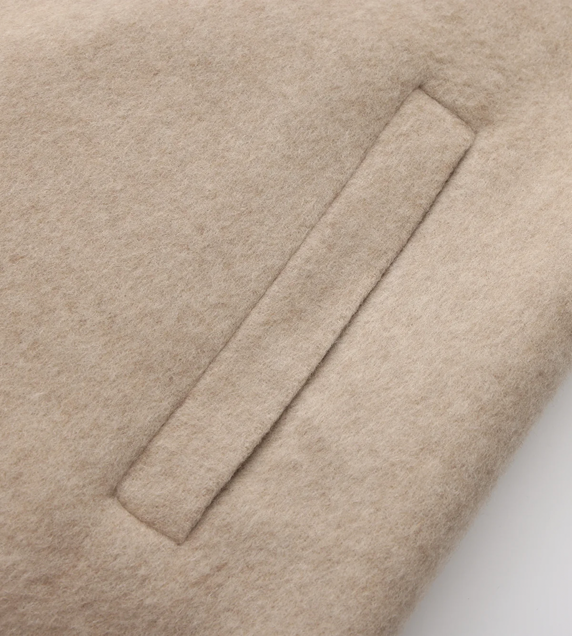 Loess Cocoon Jacket Beige