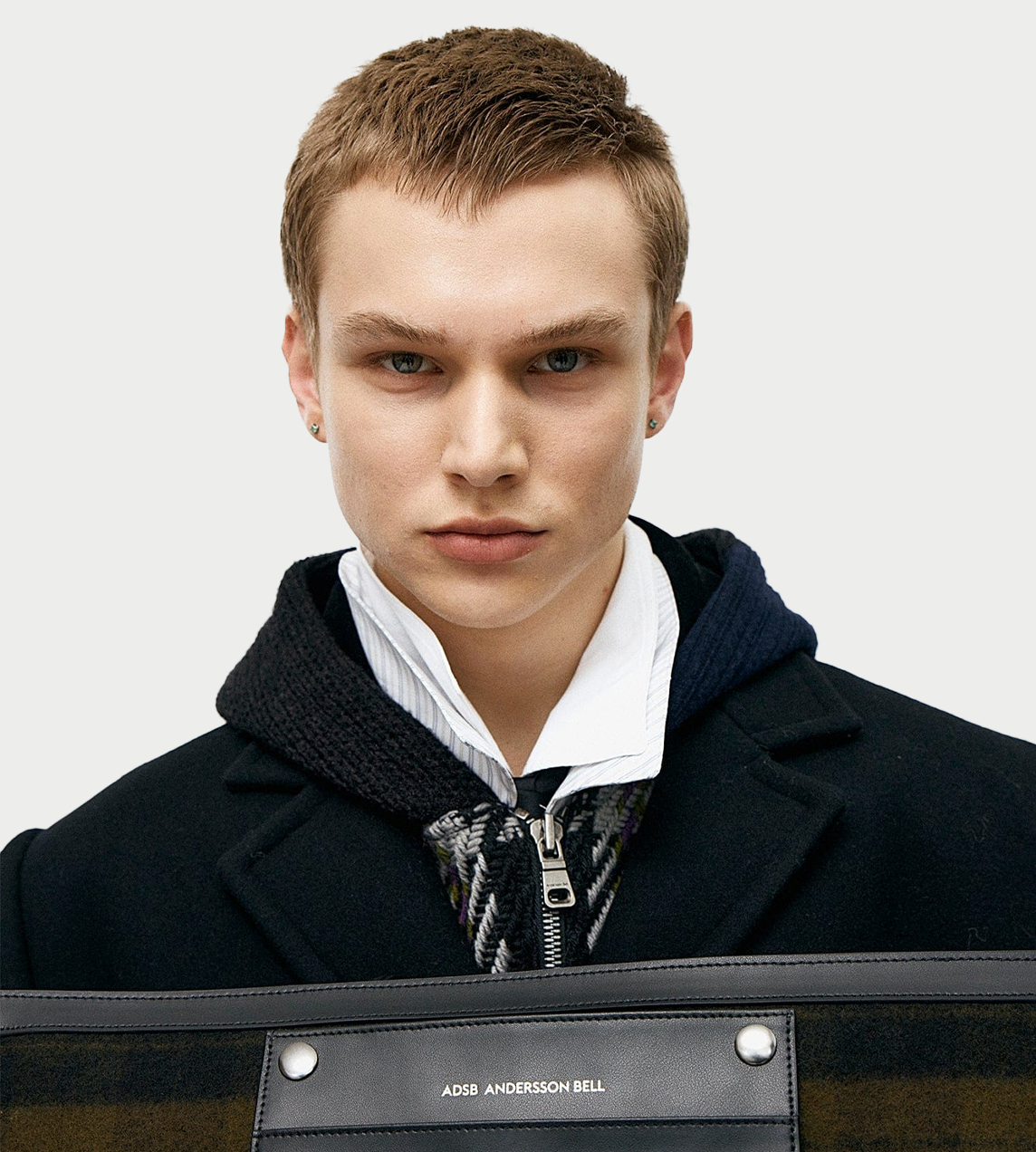 ANDERSSON BELL - Patchwork Wool Coat Multi