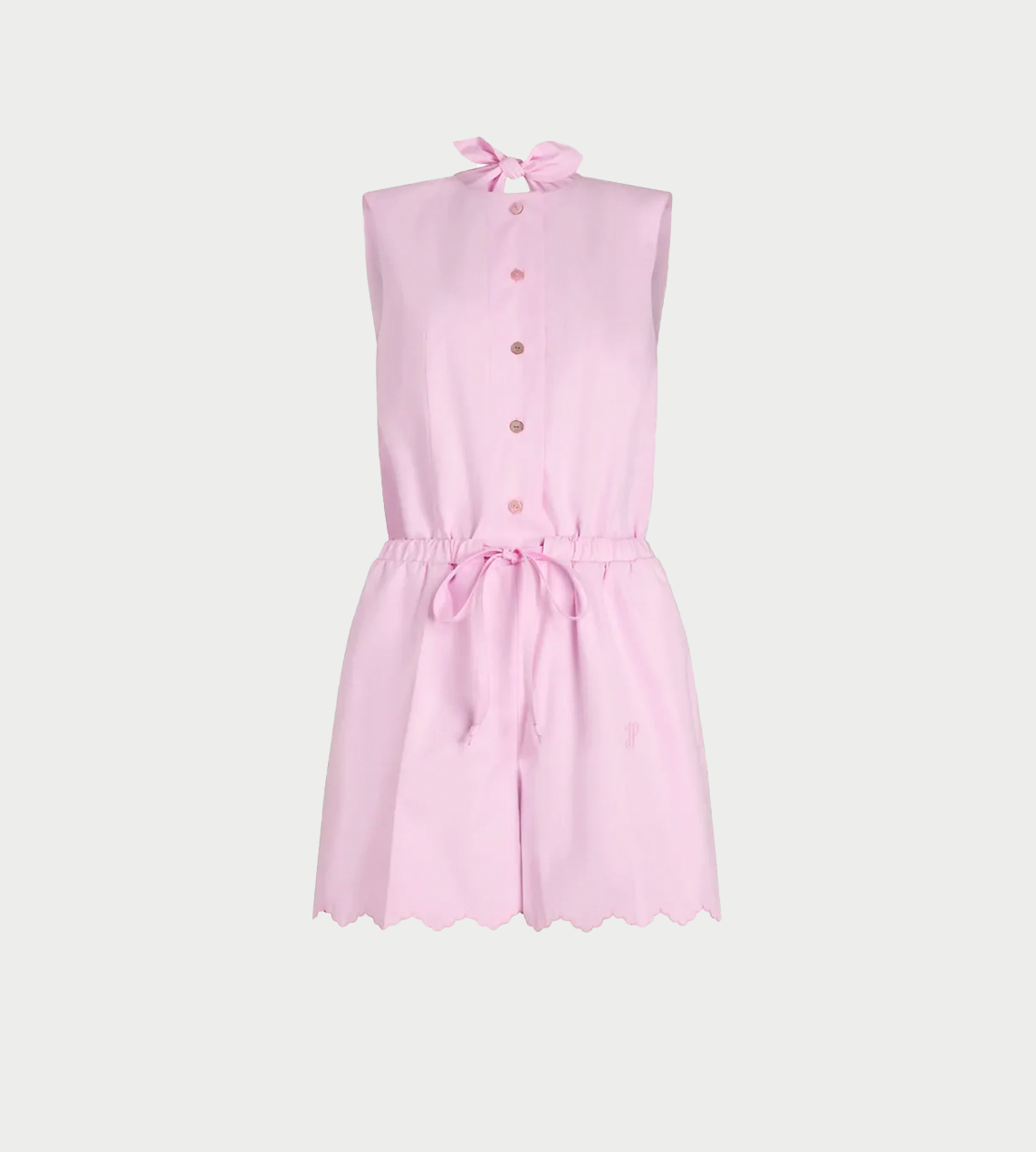 PATOU - Embroidered Scarf Jumpsuit Pink