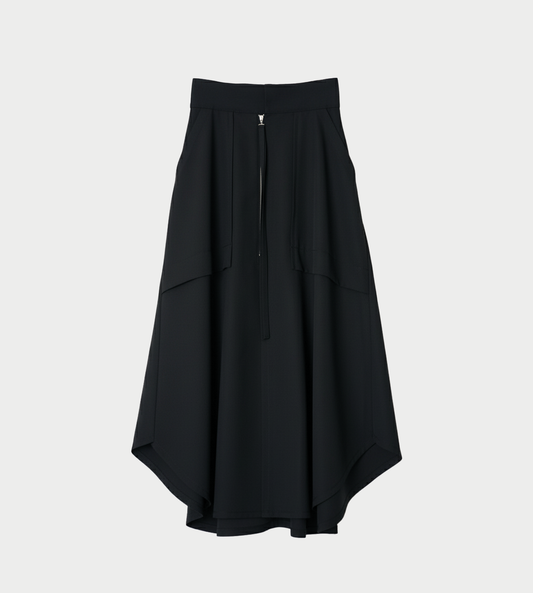 UJOH - Work Flare Skirt Blk