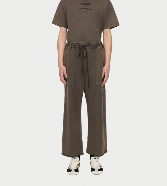 SONG FOR THE MUTE - "Singing Bird" Gym Track Pant Brown