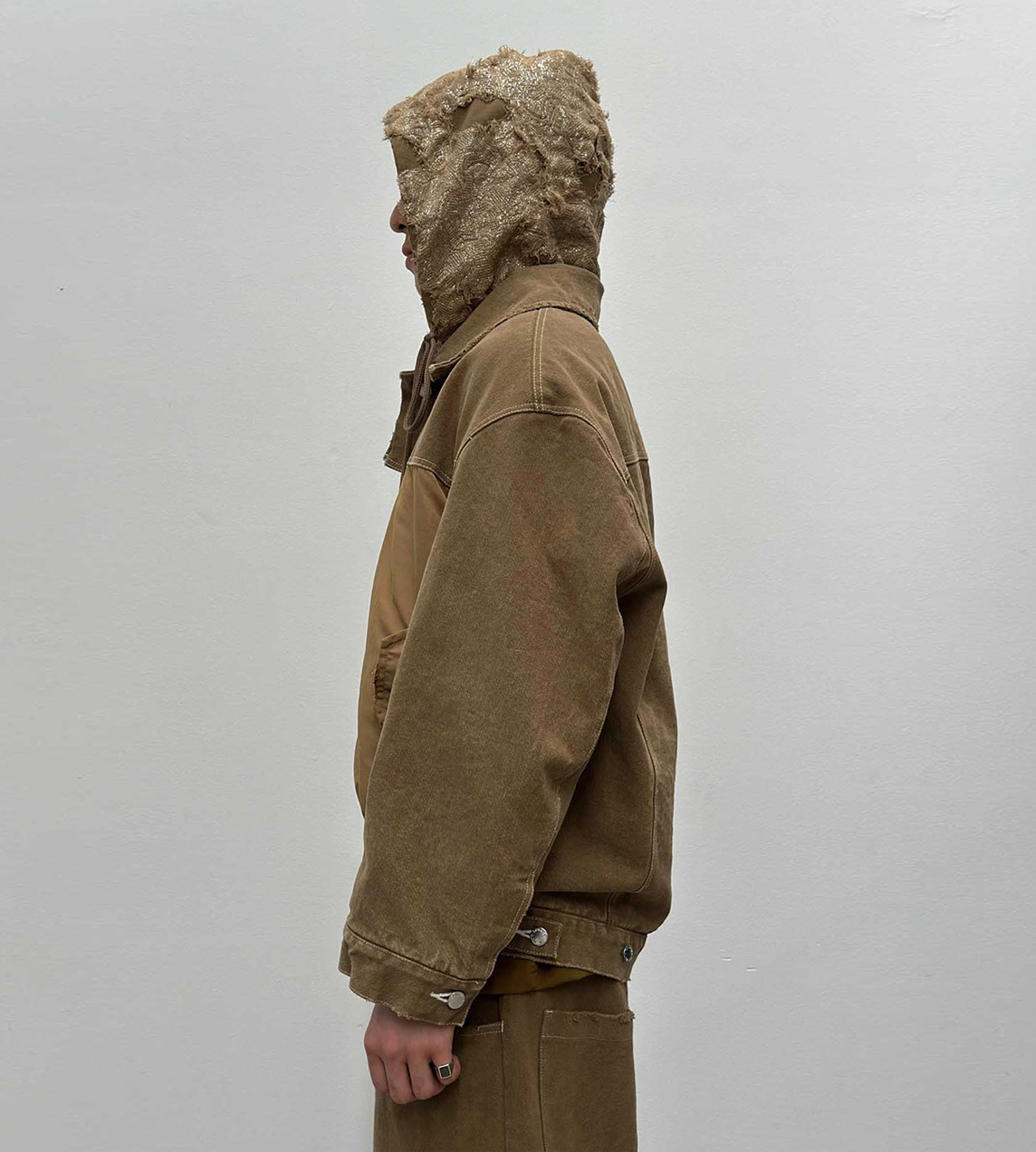 TKL Denim Padded Jacket Khaki