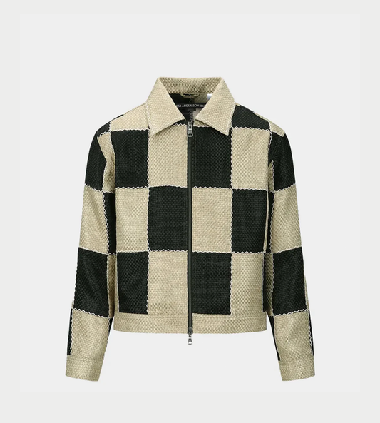 ANDERSSON BELL - Patchwork Zip-up Jacket Multi