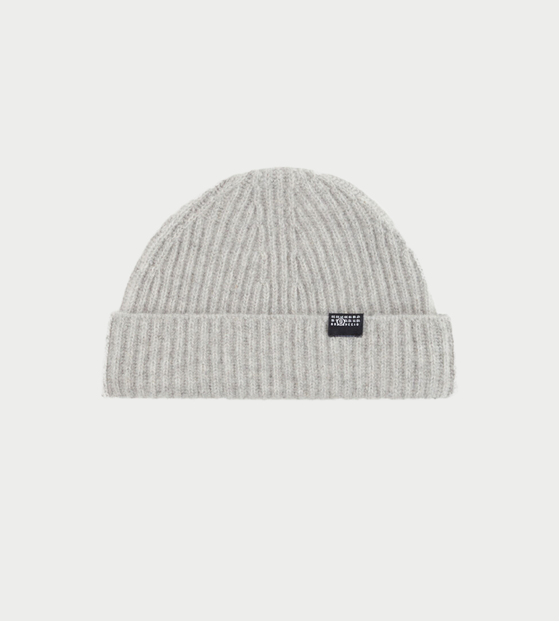 MM6 MAISON MARGIELA - Ribbed Wool Beanie Grey