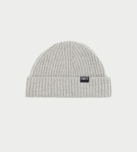 MM6 MAISON MARGIELA - Ribbed Wool Beanie Grey