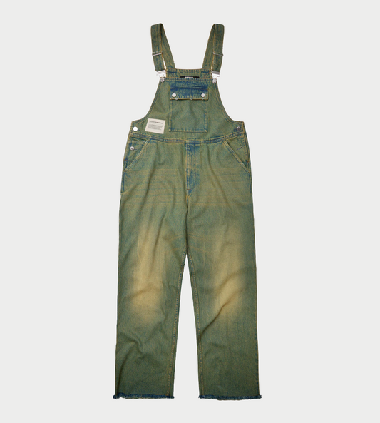 SFTM x Birkenstock "The Artist" Distressed Denim Overall