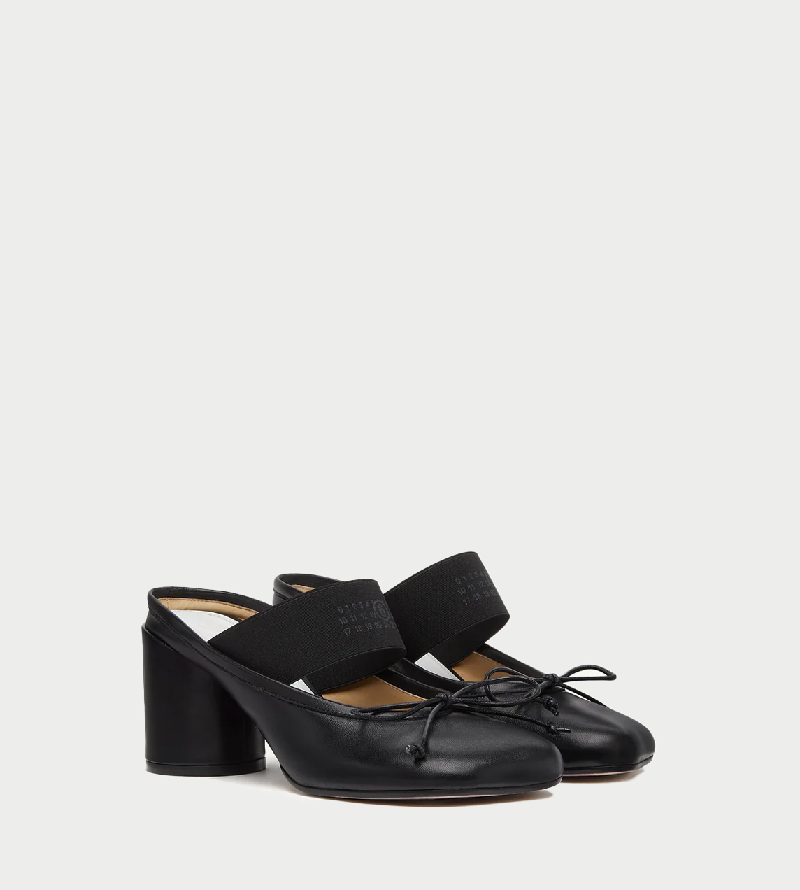 MM6 MAISON MARGIELA - Ballerina Block Heels Blk