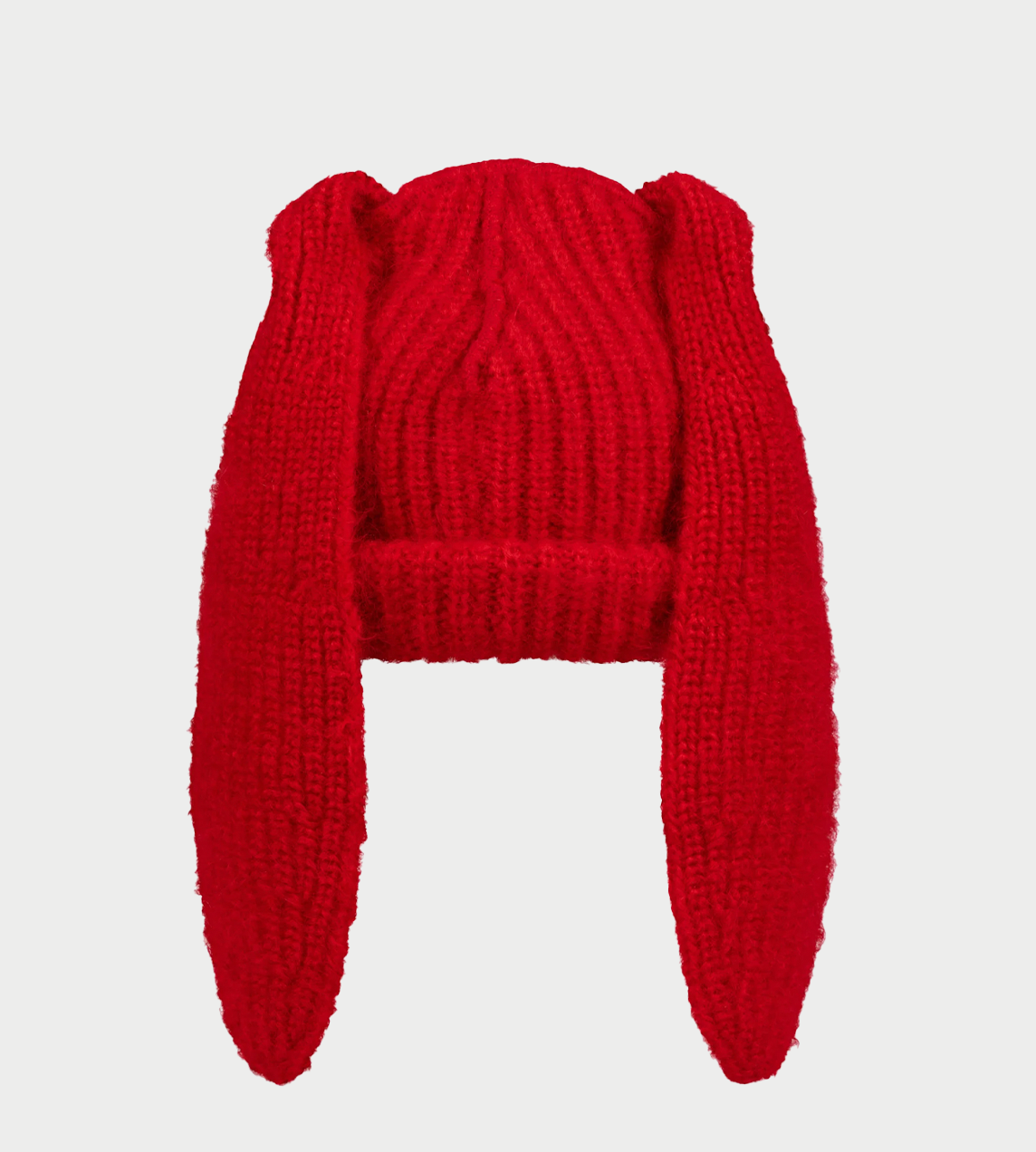 CHARLES JEFFERY LOVERBOY - Mohair Chunky Rabbit Beanie Red