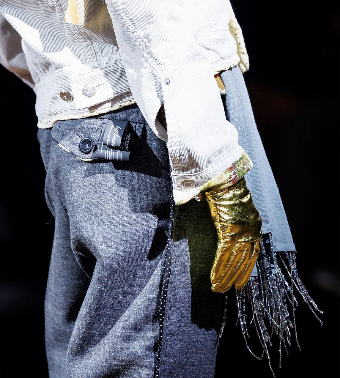 UNDERCOVER - Wool Tailored Trousers Charcoal