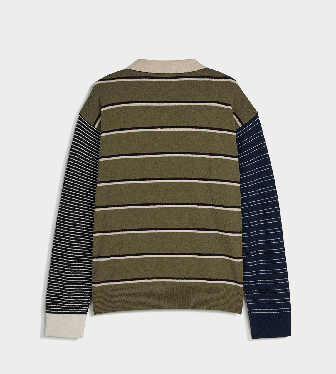 SONG FOR THE MUTE - SFTM x ADIDAS 007 L/S Rugby Polo Olive Strata